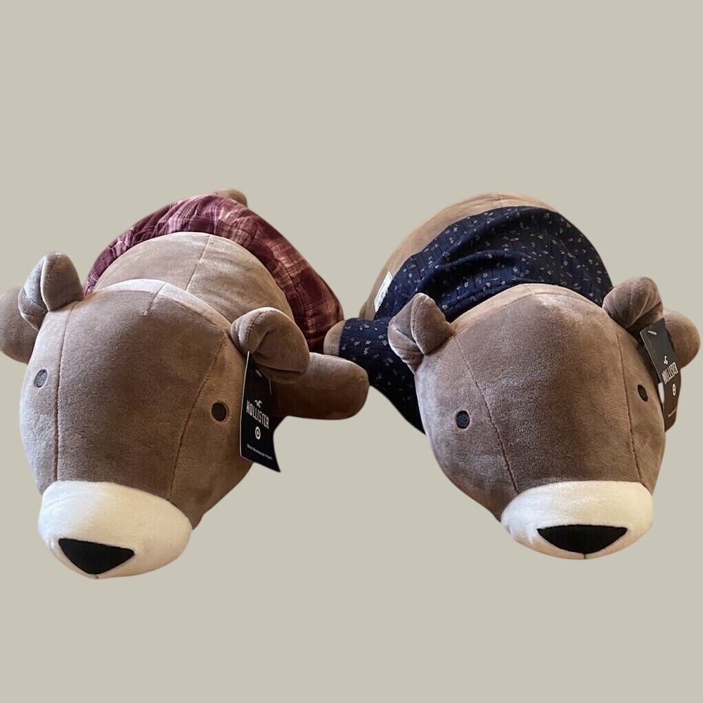 Target x Hollister Brown plaid bear & Baby tee Pillowfort bear weighted 2026